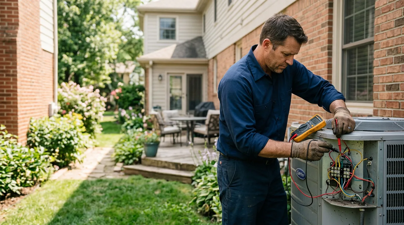 HVAC technician working near Tellico Plains, TN